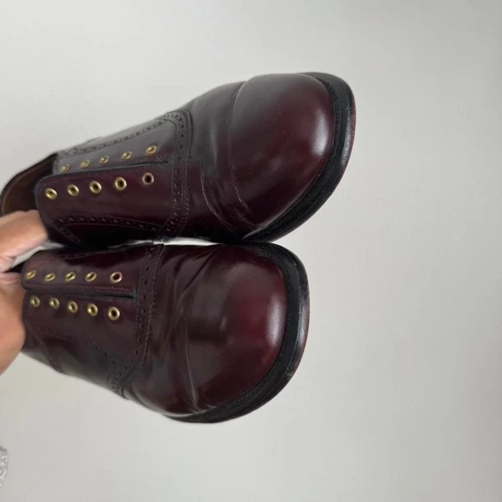 Keith Highlander burgundy leather‎ loafer size 11.5